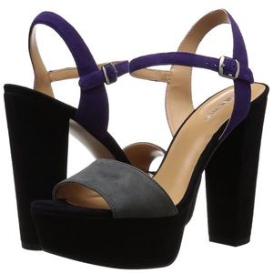 Nine West Carnation Suede Platform heels